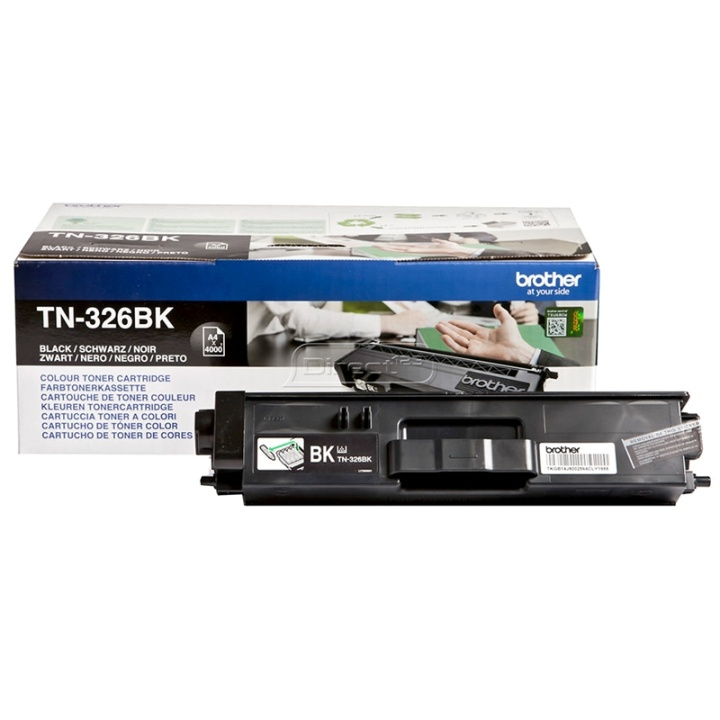 Brother TN-326BK Tonerkassett 1 styck Original Svart i gruppen COMPUTERTILBEHØR / Printere og tilbehør / Blæk og toner / Toner / Brother hos TP E-commerce Nordic AB (A15722)