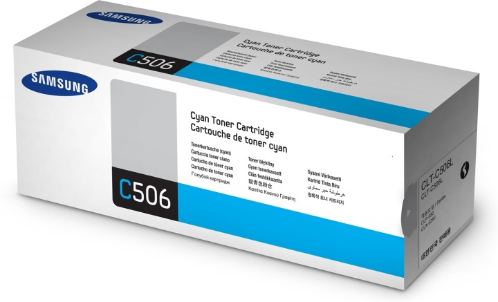 Samsung Toner SU038A CLT-C506L Cyan i gruppen COMPUTERTILBEHØR / Printere og tilbehør / Blæk og toner / Toner / Samsung hos TP E-commerce Nordic AB (A15819)