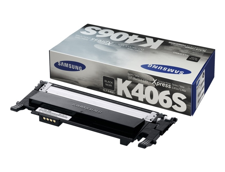 Samsung CLT-K406S Tonerkassett 1 styck Original Svart i gruppen COMPUTERTILBEHØR / Printere og tilbehør / Blæk og toner / Toner / Samsung hos TP E-commerce Nordic AB (A15820)