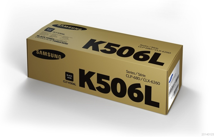 Samsung CLT-K506L Tonerkassett 1 styck Original Svart i gruppen COMPUTERTILBEHØR / Printere og tilbehør / Blæk og toner / Toner / Samsung hos TP E-commerce Nordic AB (A15821)