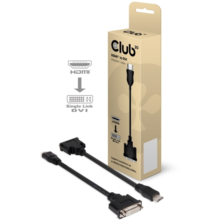 CLUB3D HDMI to DVI Single Link Passive Adapter i gruppen COMPUTERTILBEHØR / Kabler og adaptere / DVI / Adaptere hos TP E-commerce Nordic AB (A15981)