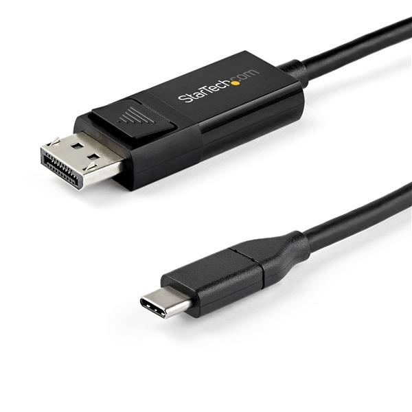 StarTech.com 2 m USB-C till DisplayPort 1.4-kabel - dubbelriktad i gruppen COMPUTERTILBEHØR / Kabler og adaptere / DisplayPort / Kabler hos TP E-commerce Nordic AB (A15992)