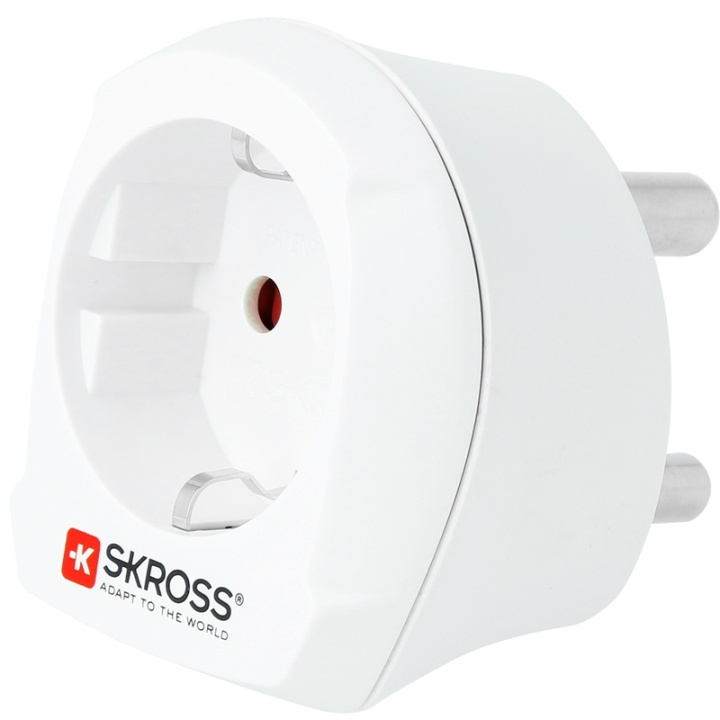 SKROSS El-Adapter Europa -> Sydafrika i gruppen HJEM, HUS & HAVE / Elektricitet & Belysning / Rejseadaptere hos TP E-commerce Nordic AB (A16232)