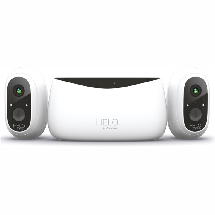 Strong HELO IP-kamerakit 1080p Inom-/ i gruppen HJEM, HUS & HAVE / Alarm, Sikkerhed & Overvågning / Overvågningskameraer / Digital (netværk) / Indendørs kameraer hos TP E-commerce Nordic AB (A16250)