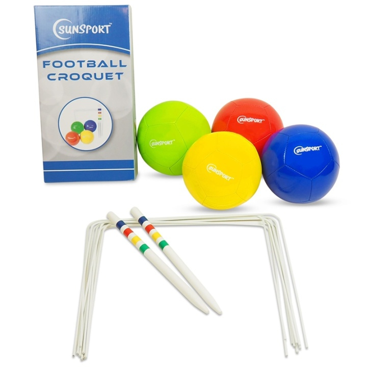 Sunsport Football Croquet i gruppen LEGETØJ, BØRN & BABY / Udeleg & Sport / Have legetøj hos TP E-commerce Nordic AB (A16253)