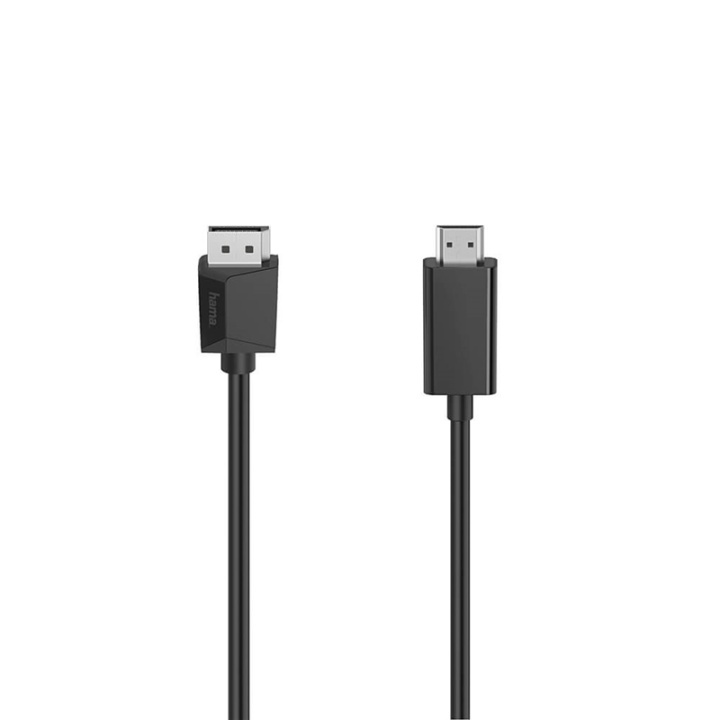 Hama Kabel DisplayPort-HDMI 4K 1.5m Svart i gruppen COMPUTERTILBEHØR / Kabler og adaptere / DisplayPort / Kabler hos TP E-commerce Nordic AB (A16283)