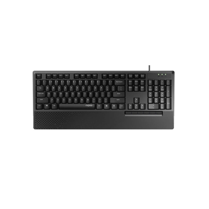 RAPOO Keyboard/Mus Sæt NX2000 Sort i gruppen COMPUTERTILBEHØR / Mus og tastatur / Tastatur / Med ledning hos TP E-commerce Nordic AB (A16341)