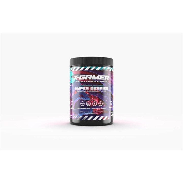 X-GAMER X-Tubz Hyper Berries 600g i gruppen COMPUTERTILBEHØR / GAMING / Energidrikke for gamere hos TP E-commerce Nordic AB (A16373)