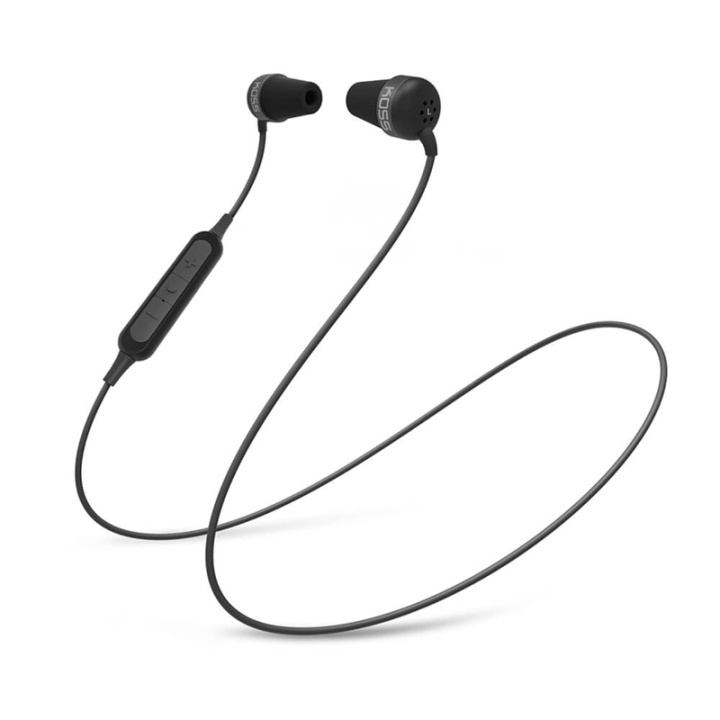 Koss Hörlur In-Ear The Plug BT Svart i gruppen HJEMMEELEKTRONIK / Lyd & billede / Hovedtelefoner & Tilbehør / Hovedtelefoner hos TP E-commerce Nordic AB (A16415)