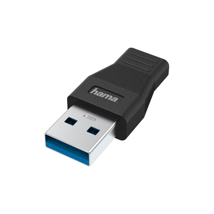 Hama Adapter USB-A Plug to USB-C Socket USB 3.2 5Gbps i gruppen COMPUTERTILBEHØR / Kabler og adaptere / USB / USB-C hos TP E-commerce Nordic AB (A16467)
