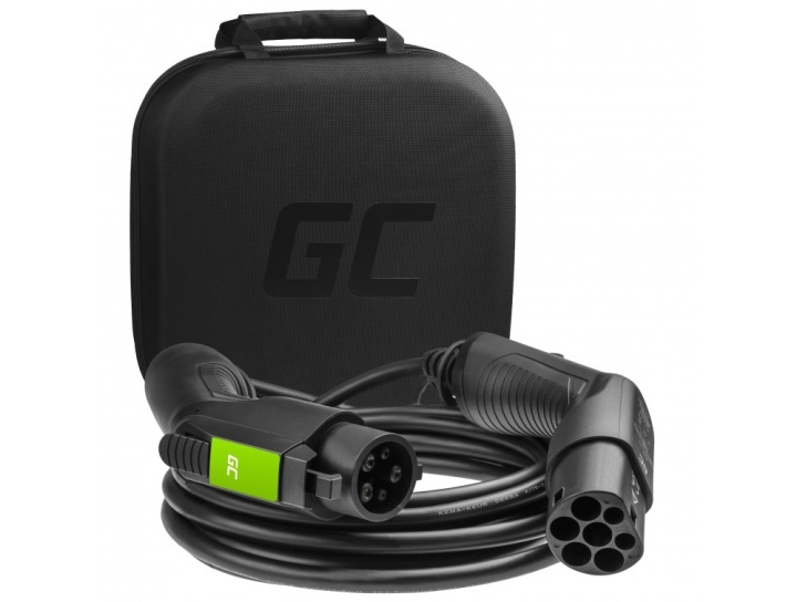 greencell Ladekabel Elbil EV18 Type1 5m 3.6kW 16A 1-FAS Sort IP55 i gruppen BIL / Ladekabler og ladebokse til elbil hos TP E-commerce Nordic AB (A16548)