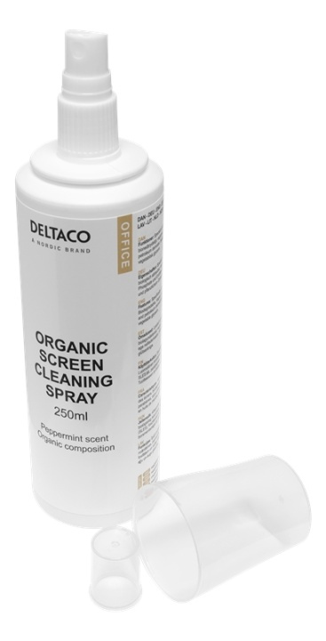 DELTACO Office Organic LCD Cleaning set 250ml i gruppen COMPUTERTILBEHØR / Computer Tilbehør / Rengøring hos TP E-commerce Nordic AB (A16649)