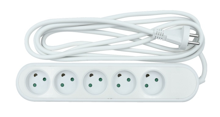 Nordic Quality Power 5-way socket w/dummyhole (D). Strømforsyning - ATX - 80 Plus