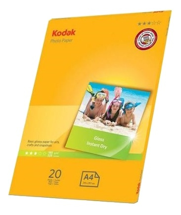 Kodak photo gloss A4 paper 180gsm (20 pack) i gruppen HJEM, HUS & HAVE / Kontorartikler / Papir & Blokke hos TP E-commerce Nordic AB (A16751)