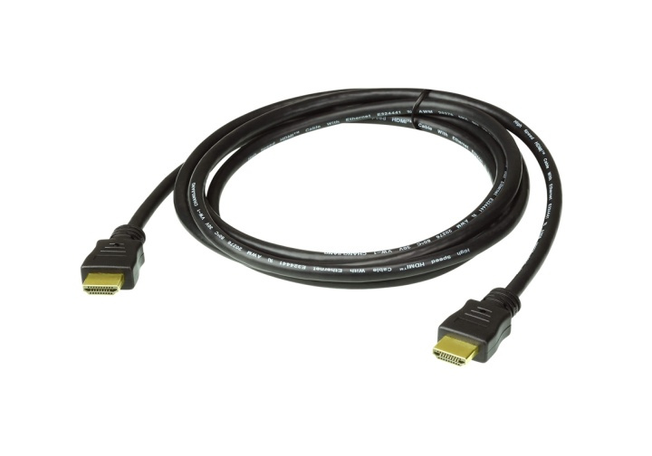 ATEN 1M HDMI 2.0 Cable M/M 30AWG Gold Black i gruppen HJEMMEELEKTRONIK / Kabler og adaptere / HDMI / Kabler hos TP E-commerce Nordic AB (A16819)