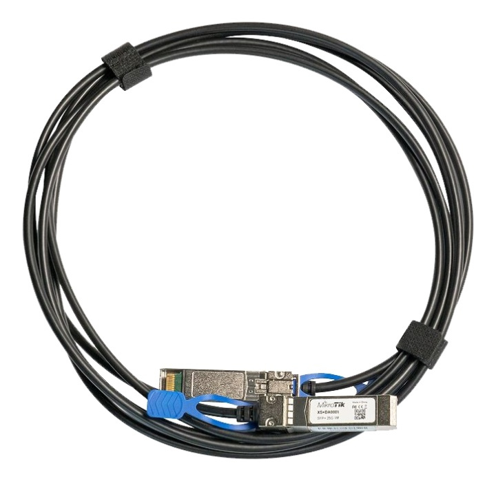 MikroTik XS+DA0001 SFP/SFP+/SFP28 direct attach cable 1m i gruppen COMPUTERTILBEHØR / Kabler og adaptere / Netværkskabler / Fiberkabling hos TP E-commerce Nordic AB (A16827)