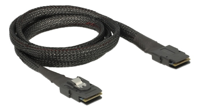 Delock Cable Mini SAS SFF-8087 > Mini SAS SFF-8087 1 m i gruppen COMPUTERTILBEHØR / Kabler og adaptere / Interne / SATA hos TP E-commerce Nordic AB (A16838)