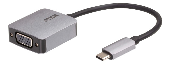 ATEN USB-C to VGA Adapter i gruppen COMPUTERTILBEHØR / Kabler og adaptere / USB / USB-C hos TP E-commerce Nordic AB (A16845)