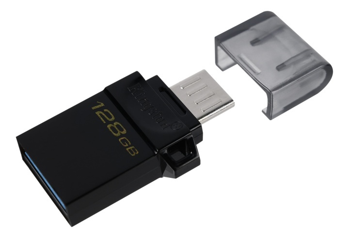 Kingston 128GB DataTraveler microDuo3 G2 microUSB & USB-A Android OTG i gruppen HJEMMEELEKTRONIK / Lagringsmedier / USB-flash drev / USB 3.0 hos TP E-commerce Nordic AB (A16868)