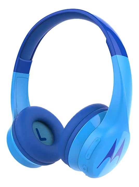 Motorola Headphones Kids wireless Squads 300 BT, Blue i gruppen HJEMMEELEKTRONIK / Lyd & billede / Hovedtelefoner & Tilbehør / Hovedtelefoner hos TP E-commerce Nordic AB (A16906)