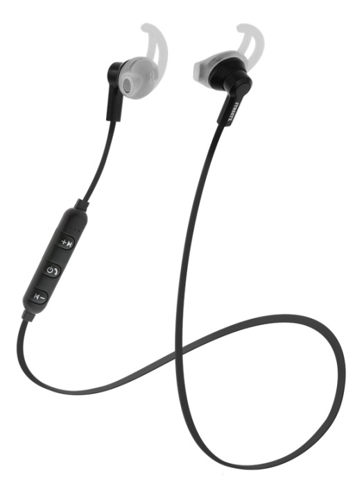 STREETZ Stay-in-ear BT headphones with microphone and control buttons, i gruppen HJEMMEELEKTRONIK / Lyd & billede / Hovedtelefoner & Tilbehør / Hovedtelefoner hos TP E-commerce Nordic AB (A16938)