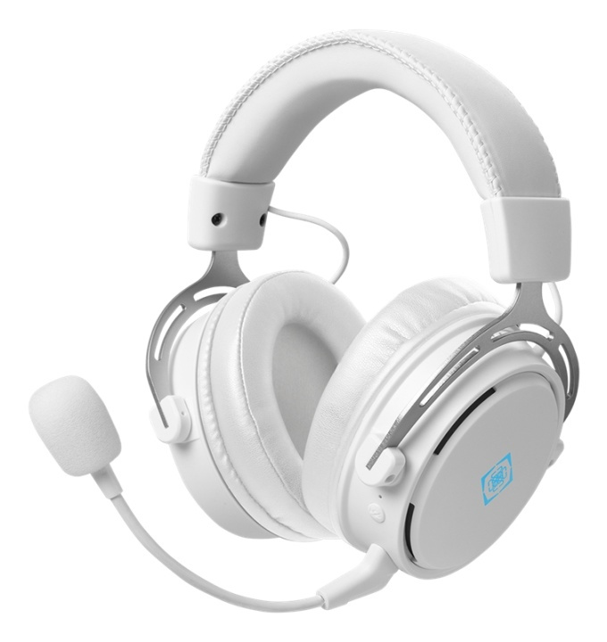 WHITE LINE WH90 Wireless gaming headset, white i gruppen COMPUTERTILBEHØR / GAMING / Headset hos TP E-commerce Nordic AB (A16959)
