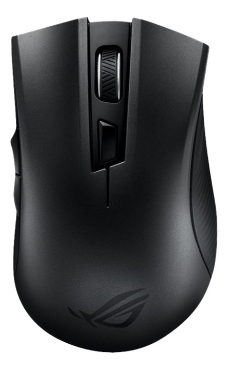 Asus ROG Strix Carry ergonomic gaming mouse with dual 2.4GHz/Bluetooth i gruppen COMPUTERTILBEHØR / Mus og tastatur / Mus / Ledningsfri hos TP E-commerce Nordic AB (A17001)