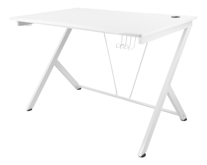 WHITE LINE WT85 Gaming desk, white i gruppen COMPUTERTILBEHØR / Mus og tastatur / Mus / Ledningsfri hos TP E-commerce Nordic AB (A17011)