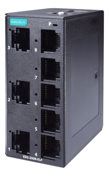 moxa 8-port entry-level unmanaged Ethernet switches i gruppen COMPUTERTILBEHØR / Netværk / Switches / 10/100/1000Mbps hos TP E-commerce Nordic AB (A17070)