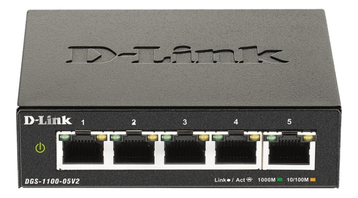 D-Link 5-Port Gigabit Smart Managed Switch i gruppen COMPUTERTILBEHØR / Netværk / Switches / 10/100/1000Mbps hos TP E-commerce Nordic AB (A17079)