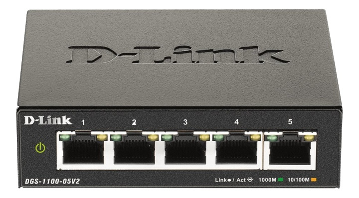 D-Link 5-Port Gigabit Smart Managed Switch i gruppen COMPUTERTILBEHØR / Netværk / Switches hos TP E-commerce Nordic AB (A17079)
