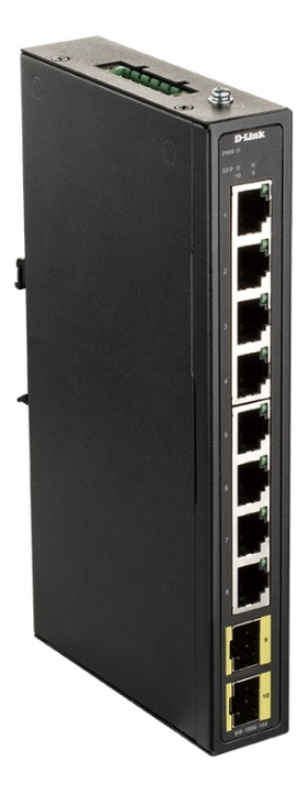 D-Link 8-port Gigabit Industrial Switch including 2 x 100/1000M SFP i gruppen COMPUTERTILBEHØR / Netværk / Switches hos TP E-commerce Nordic AB (A17082)
