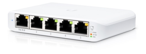 Ubiquiti USW Flex Mini, 5-port administreret Gigabit Ethernet-switch, i gruppen COMPUTERTILBEHØR / Netværk / Switches / 10/100/1000Mbps hos TP E-commerce Nordic AB (A17094)