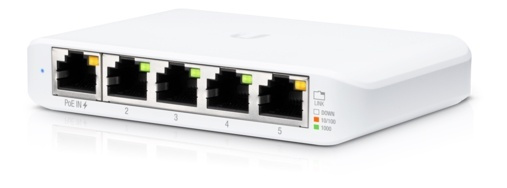Ubiquiti USW Flex Mini, 5-port administreret Gigabit Ethernet-switch, i gruppen COMPUTERTILBEHØR / Netværk / Switches hos TP E-commerce Nordic AB (A17094)