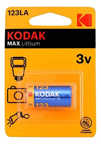 Kodak Kodak Max lithium 123LA battery (1 pack) i gruppen HJEMMEELEKTRONIK / Batterier og opladere / Batterier / Andet hos TP E-commerce Nordic AB (A17141)