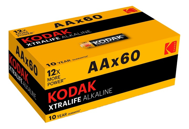 Kodak XTRALIFE alkaline AA battery (60 pack) i gruppen HJEMMEELEKTRONIK / Batterier og opladere / Batterier / AA hos TP E-commerce Nordic AB (A17173)