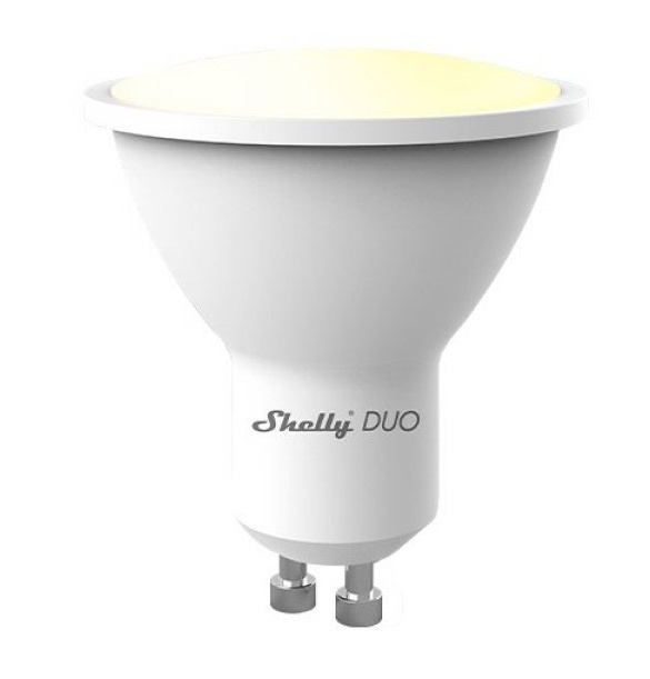 Shelly Lampa, LED, WiFi, GU10, dimbar, färgtemperatur, Shelly DUO GU10 i gruppen HJEM, HUS & HAVE / Smart hjem / Smart belysning hos TP E-commerce Nordic AB (A17206)