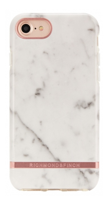Richmond & Finch White Marble iPhone 12 mini i gruppen SMARTPHONES & TABLETS / Mobil Beskyttelse / Apple / iPhone 12 Mini / Cover hos TP E-commerce Nordic AB (A17245)