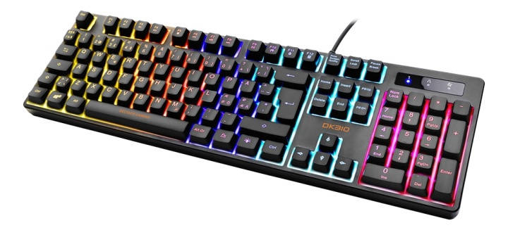 DELTACO GAMING DK310 Mechanical keyboard, Red switches, RGB, black i gruppen COMPUTERTILBEHØR / GAMING / Tastatur hos TP E-commerce Nordic AB (A17304)