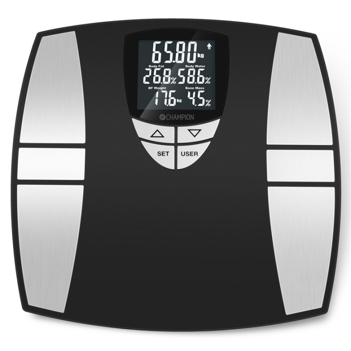 Champion Personvåg Body Fat 200kg i gruppen SKØNHED & HELSE / Helse / Badevægte hos TP E-commerce Nordic AB (A17692)