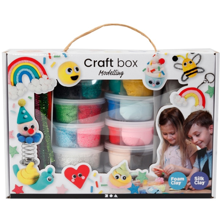 Colortime Foam Clay och Silk Clay i tema i gruppen LEGETØJ, BØRN & BABY / Legetøj / Lege ler, lege sand og tilbehør hos TP E-commerce Nordic AB (A17700)