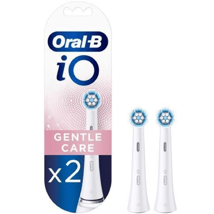 Oral B Borsthuvud iO Gentle Care 2st i gruppen SKØNHED & HELSE / Oral pleje / Tilbehør til elektriske tandbørster hos TP E-commerce Nordic AB (A17945)