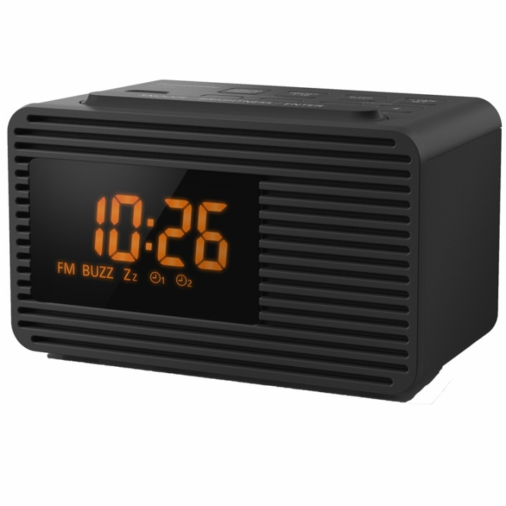 Panasonic FM Clock Radio i gruppen HJEMMEELEKTRONIK / Lyd & billede / Hjemmebiograf, HiFi & Bærbar / Radio og vækkeure / Klokradio hos TP E-commerce Nordic AB (A17966)