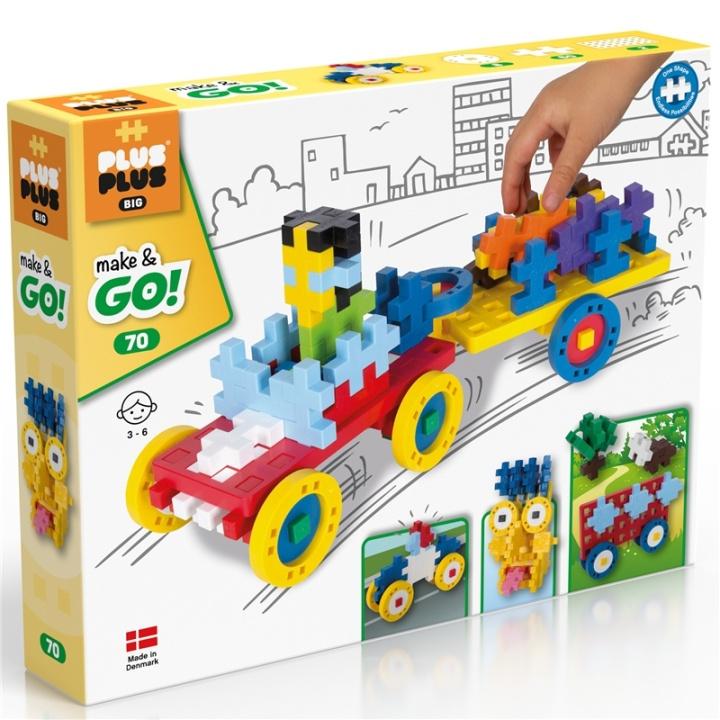 Plus-Plus BIG Make & Go! 70 i gruppen LEGETØJ, BØRN & BABY / Legetøj / Bygge legesager / Klodser hos TP E-commerce Nordic AB (A17981)