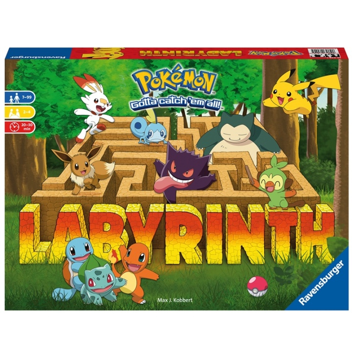 Ravensburger Pokémon Labyrinth i gruppen LEGETØJ, BØRN & BABY / Legetøj / Brætspil / Spil til børn hos TP E-commerce Nordic AB (A18013)