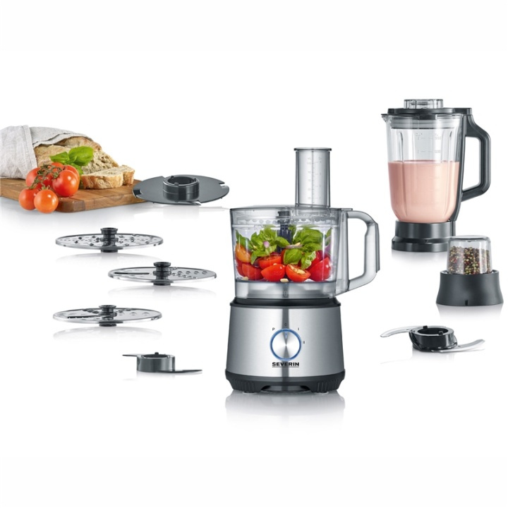 Severin Matberedare 1200 W Mixer, Bunk i gruppen HJEM, HUS & HAVE / Husholdningsapparater / Foodprocessor og køkkenassistenter / Foodprocessor hos TP E-commerce Nordic AB (A18045)