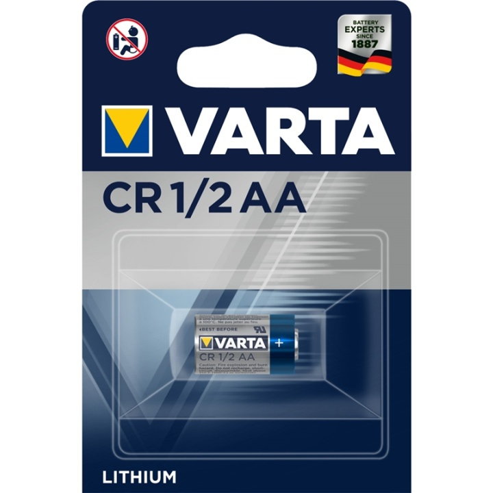 Varta CR1/2AA / 1/2AA 3V Lithium-bat i gruppen HJEMMEELEKTRONIK / Batterier og opladere / Batterier / Knapcelle hos TP E-commerce Nordic AB (A18153)