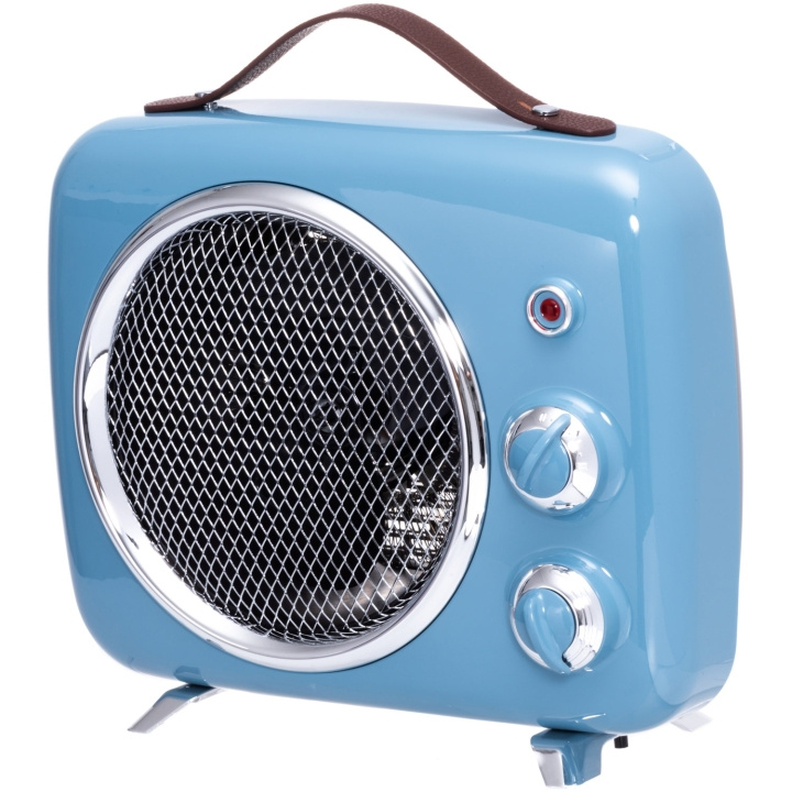 Bellus Värmefläkt Retro Blå 2000W i gruppen HJEM, HUS & HAVE / Ventilator & Klima apparater / Varme ventilatorer hos TP E-commerce Nordic AB (A18292)