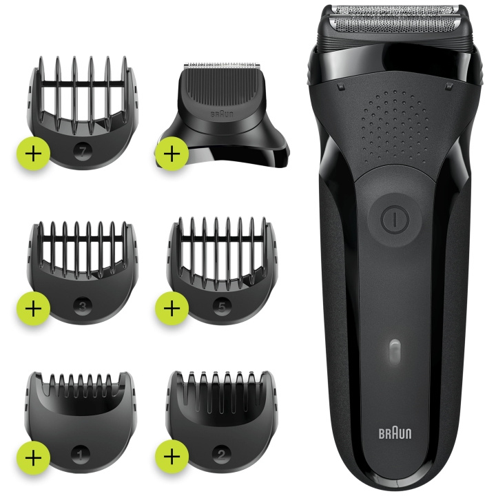 Braun Series 3 Shave&Style 300BT barbermaskine i gruppen SKØNHED & HELSE / Hår og styling / Barbering og trimning / Barbermaskiner hos TP E-commerce Nordic AB (A18355)