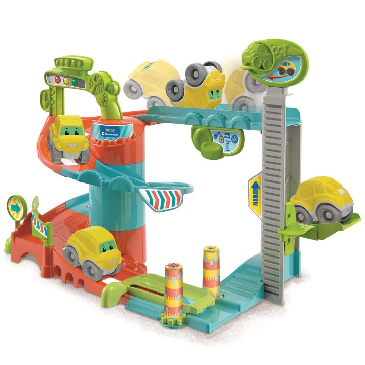 Clementoni Fun Garage (100% Recycled) i gruppen LEGETØJ, BØRN & BABY / Legetøj / Bilbaner hos TP E-commerce Nordic AB (A18528)